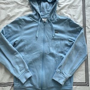 Men Lacoste sport zip up hoodie small